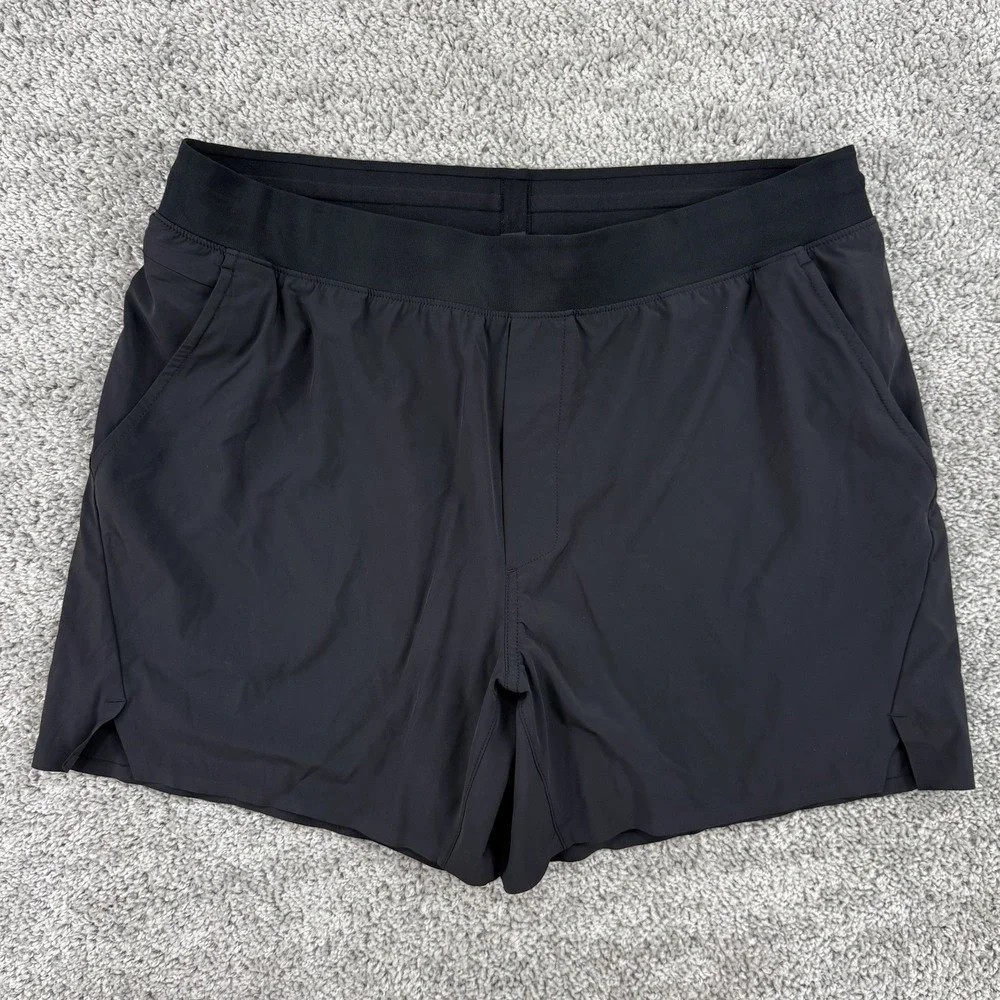 Ten Thousand Set Shorts Men's XL Black Lined Performance Stretch Workout Gym